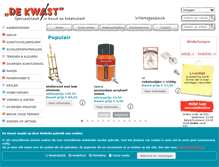 Tablet Screenshot of dekwast.nl